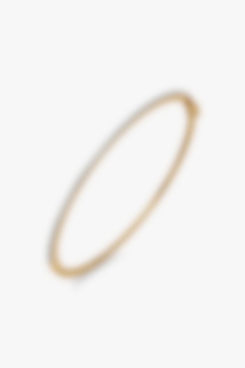 Gold Plated Lab-Grown Diamond Bangle In Silver by Lukson at Pernia's Pop Up Shop