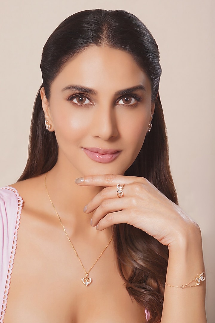 14kt Gold Finish Heart-Shaped Diamond Ring by Lukson at Pernia's Pop Up Shop