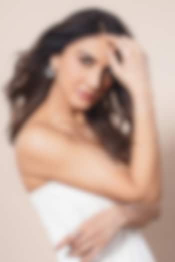 Gold Plated Two Pear-Cut Diamond Ring by Lukson at Pernia's Pop Up Shop