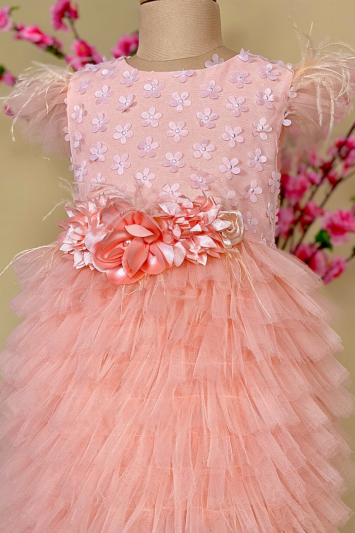 white christmas dresses Palonia Peach Satin High-Neck Split Midi Dress – Club L London main image 0