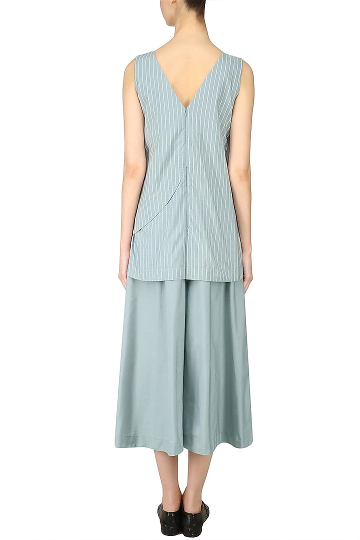 Sea Blue circular playsuit available only at Pernia's Pop Up Shop.