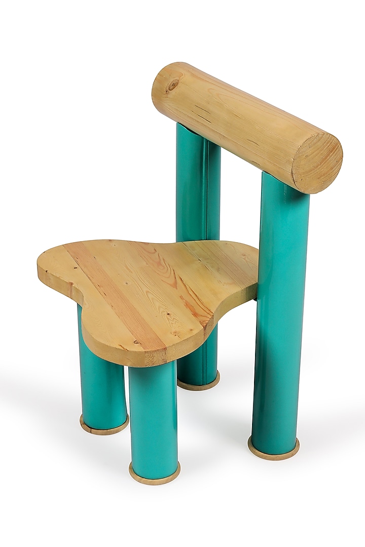 Aqua Pine Wood Desk & Chair by Living with Elan at Pernia's Pop Up Shop