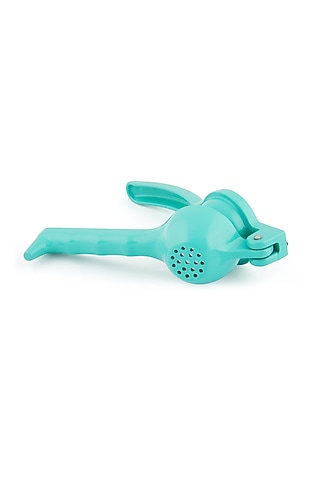 Aqua Green Stainless Steel Lemon Squeezer by Living with Elan