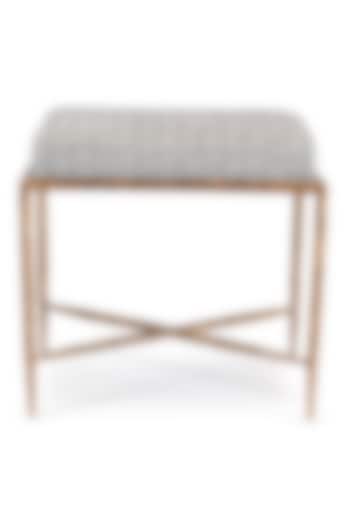 Blue Forged Iron Stool by Living with Elan at Pernia's Pop Up Shop