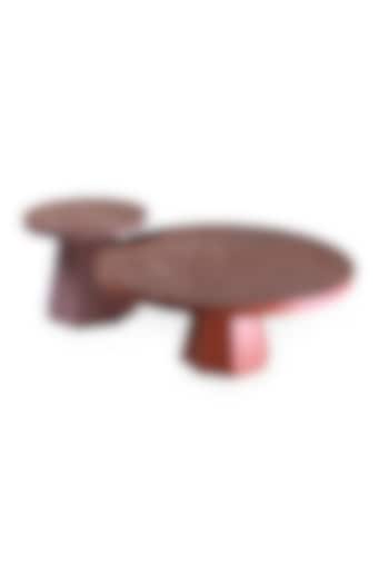 Beige & Terracotta Clip Board Table (Set of 2) by Living with Elan at Pernia's Pop Up Shop