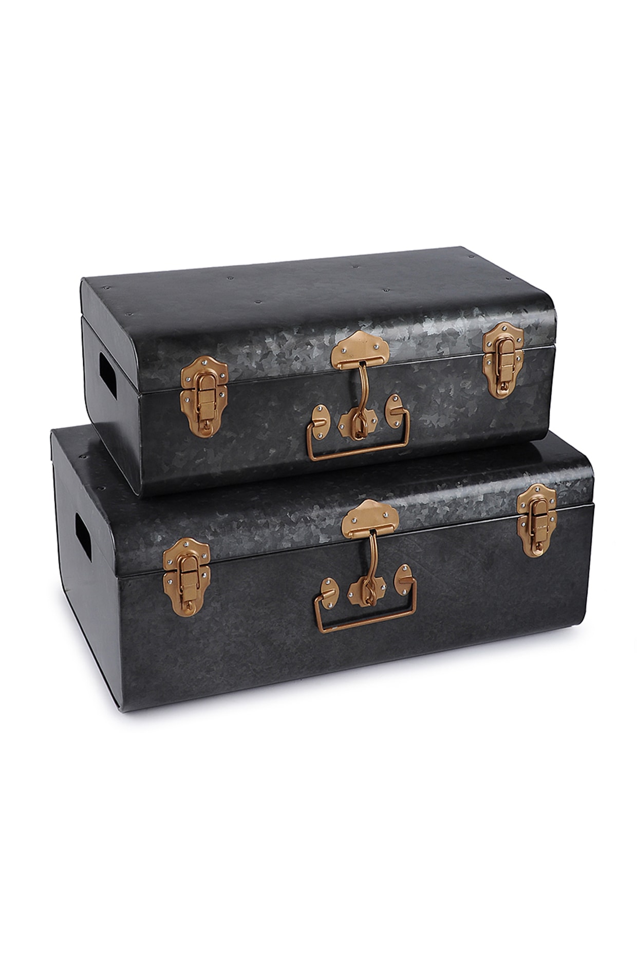 Metal trunk store box