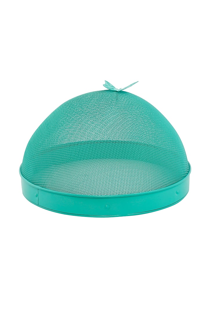 Elan Butterfly Cake Cover - Aqua by Living with Elan