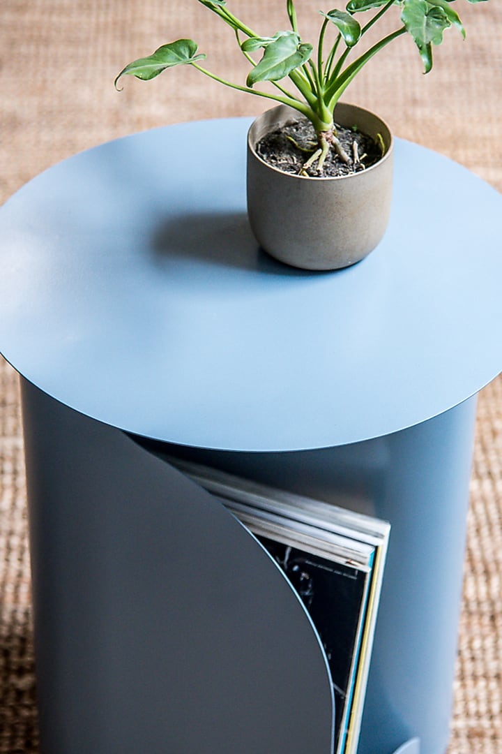 Grey Metal Table by Living with Elan at Pernia's Pop Up Shop