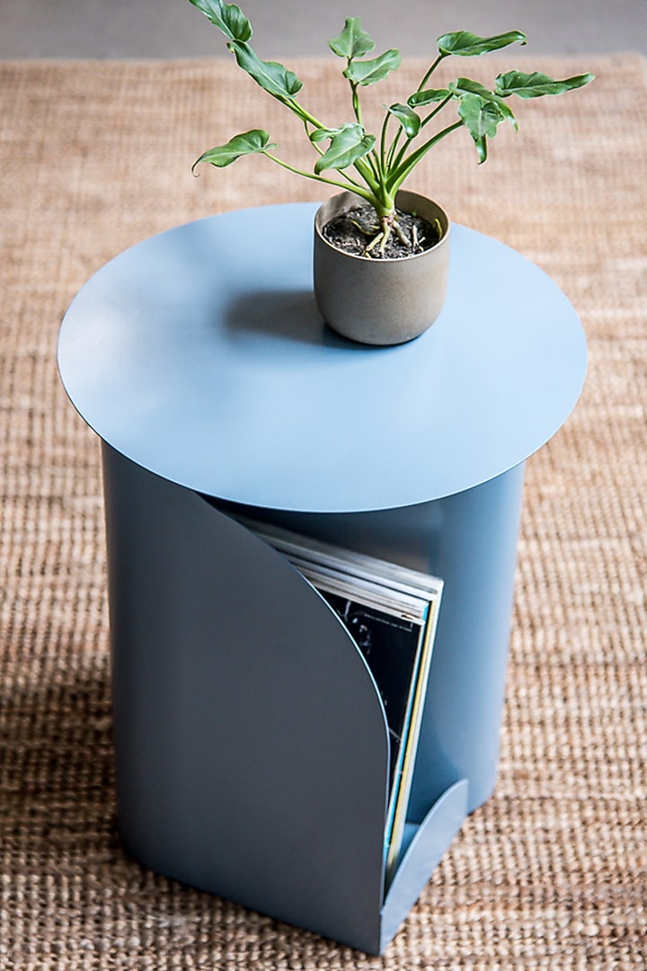 Grey Metal Table by Living with Elan at Pernia's Pop Up Shop