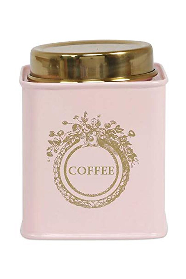 Light Pink Galvanised Steel Canisters (Set of 3) by Living with Elan at Pernia's Pop Up Shop