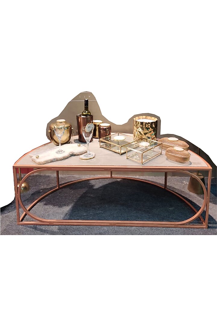 Copper Finish Coffee Table by Living with Elan at Pernia's Pop Up Shop