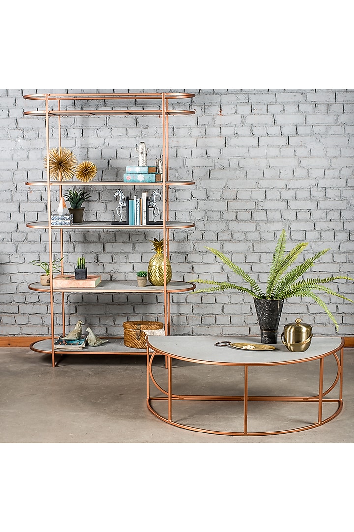 Copper Finish Coffee Table by Living with Elan at Pernia's Pop Up Shop