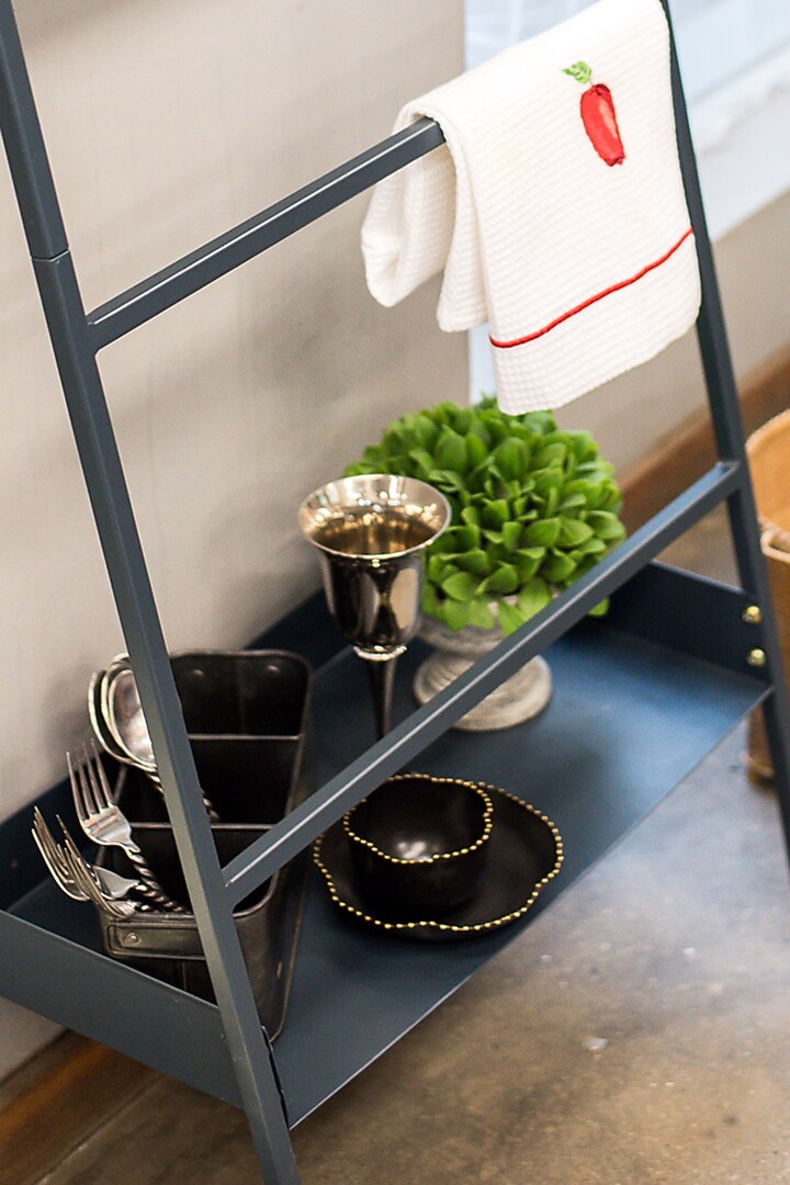 Grey Metal Rack by Living with Elan at Pernia's Pop Up Shop