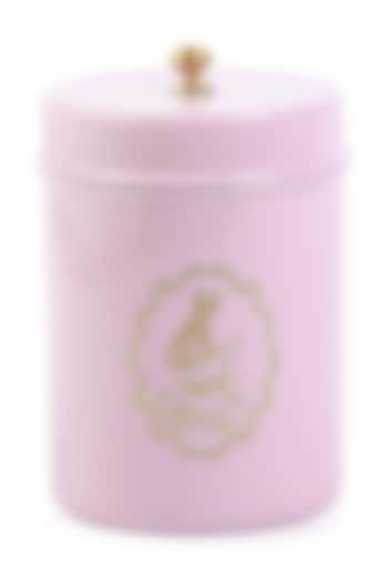 Light Pink Galvanised Steel Canister by Living with Elan at Pernia's Pop Up Shop