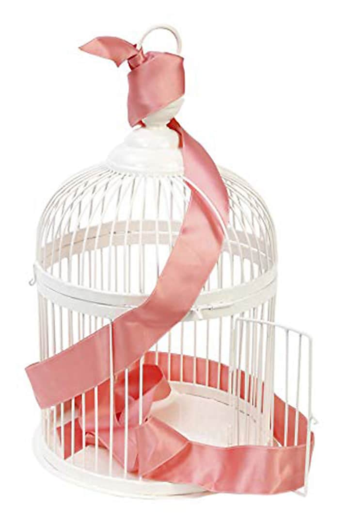 Ivory Galvanized Steel Cage by Living with Elan at Pernia's Pop Up Shop