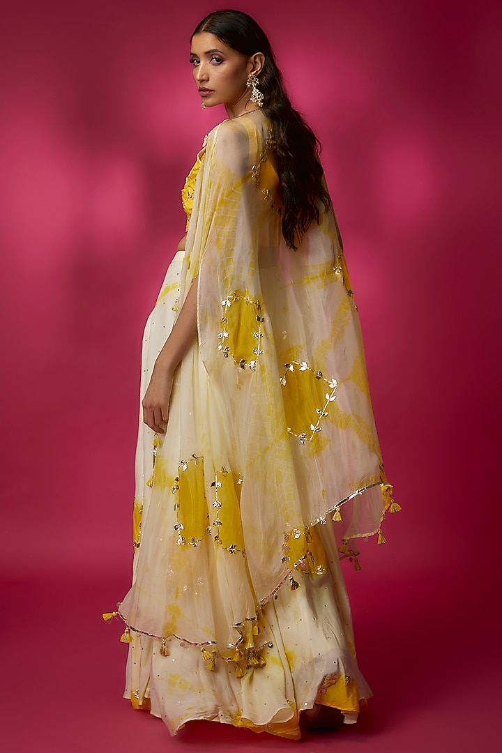 Ivory Spun Silk Co-Ord Set by Maayera Jaipur at Pernia's Pop Up Shop