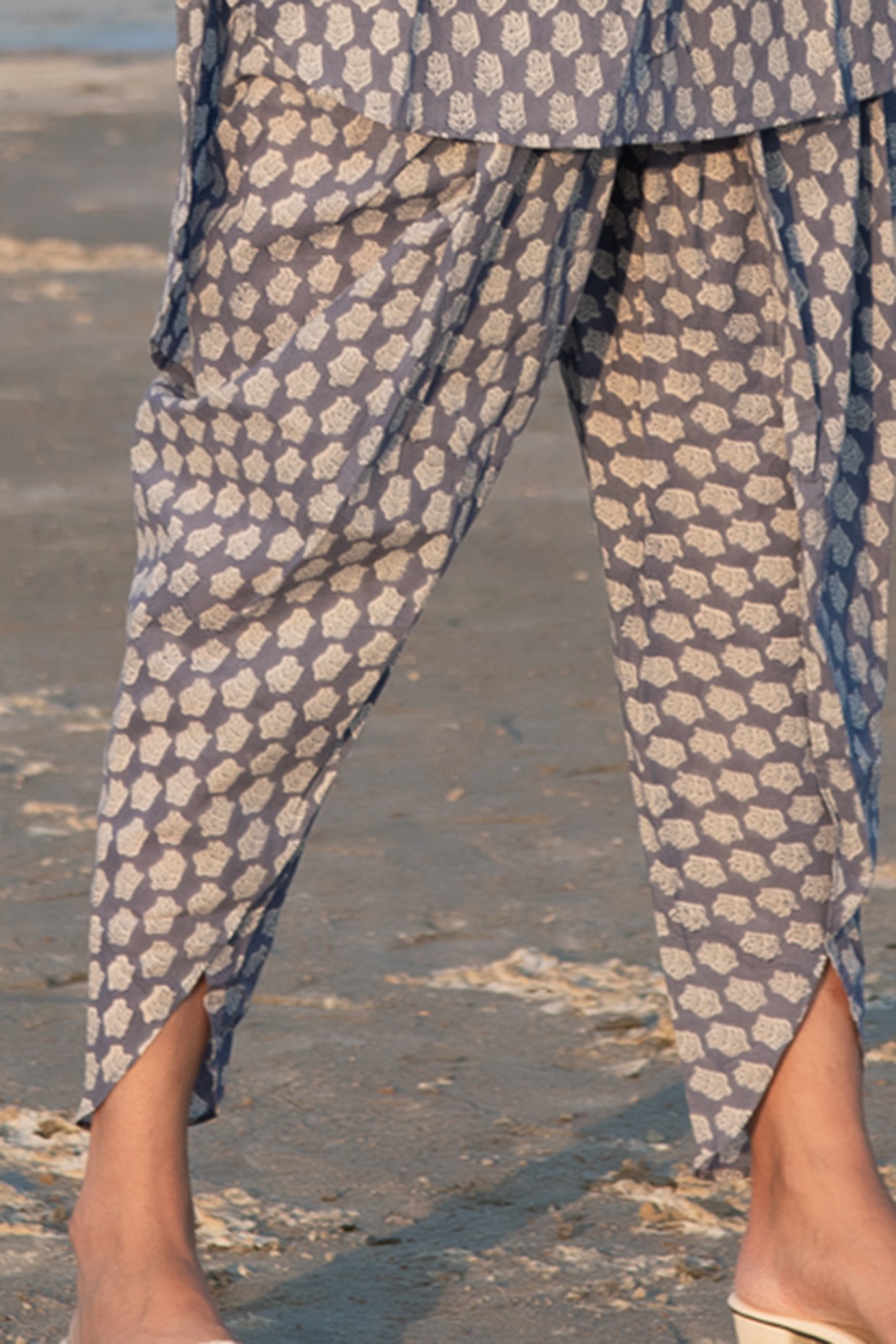Buy Castle Navy Printed Dhoti Pants for Women Online @ Tata CLiQ