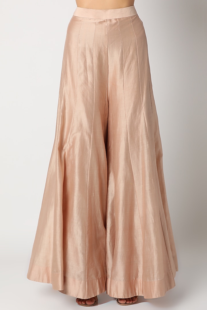 Blush Pink Embroidered Wedding Sharara Set by Maison Blu at Pernia's Pop Up Shop