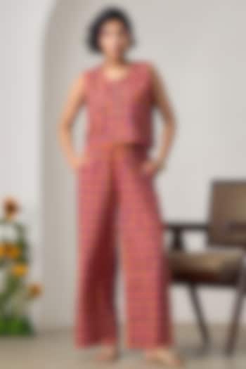 Multi-Colored Cotton Co-Ord Set by Maisolos at Pernia's Pop Up Shop