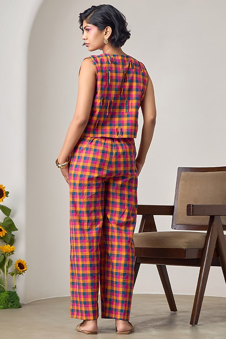 Multi-Colored Cotton Co-Ord Set by Maisolos at Pernia's Pop Up Shop