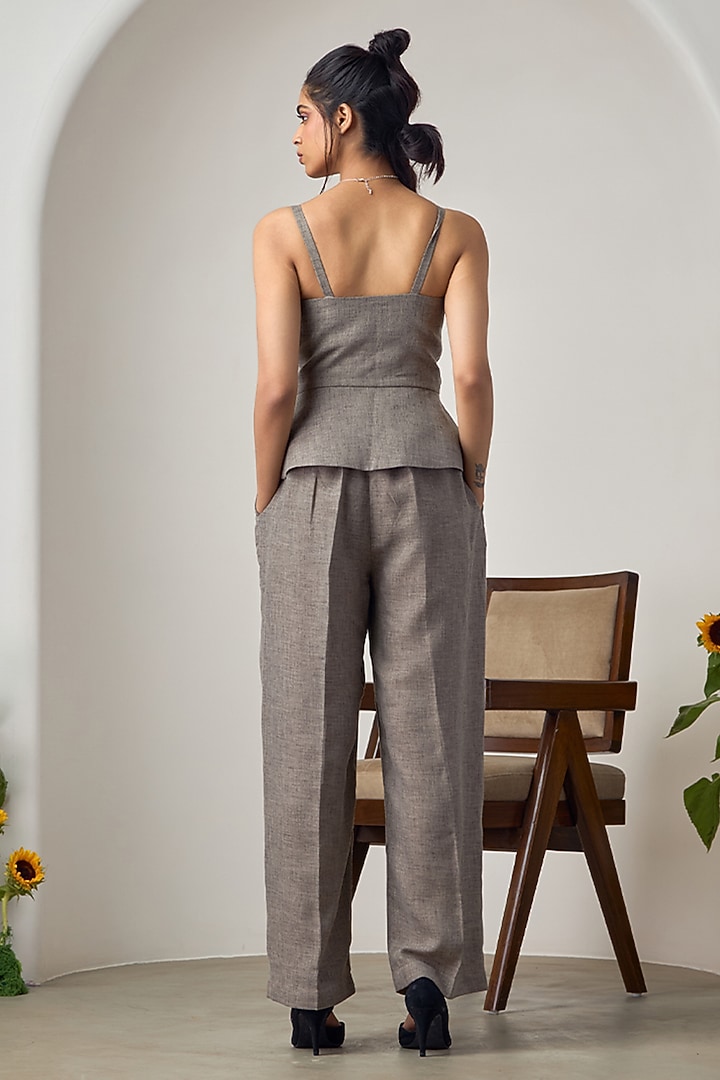Grey Matka Cotton  Co-Ord Set by Maisolos at Pernia's Pop Up Shop