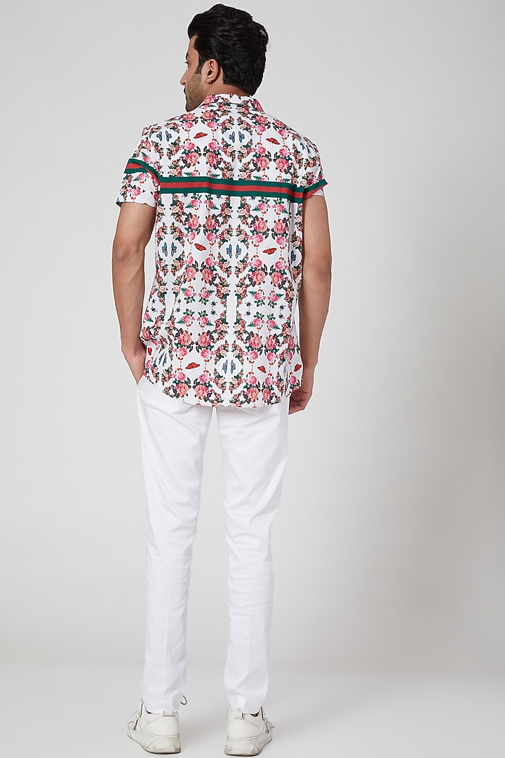 White Cotton Trousers by Mr. Ajay Kumar at Pernia's Pop Up Shop