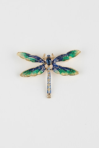 Blue Dragonfly Brooch by Mr. Ajay Kumar