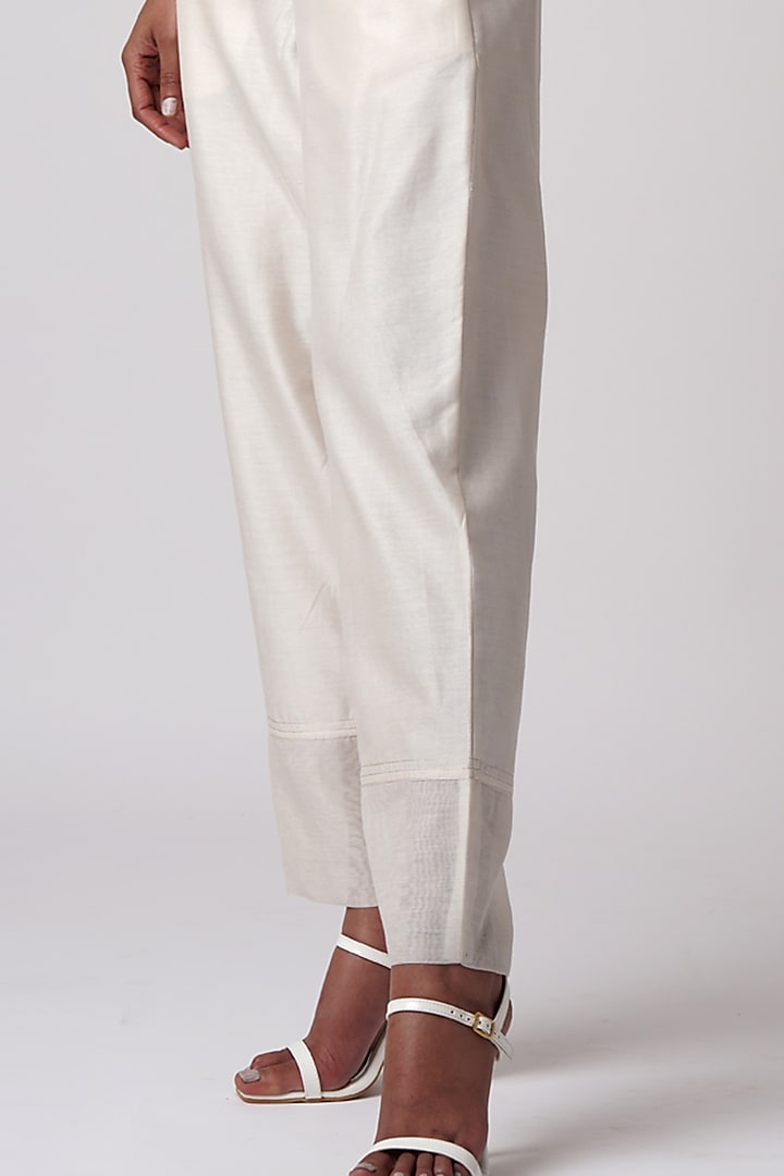 Vanilla Cotton Silk Pant Set by MADDER MUCH at Pernia's Pop Up Shop