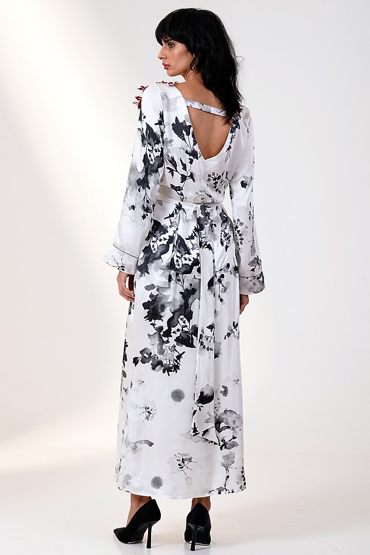 Multi-Colored Modal Satin Printed Skirt Set by MADDER MUCH at Pernia's Pop Up Shop