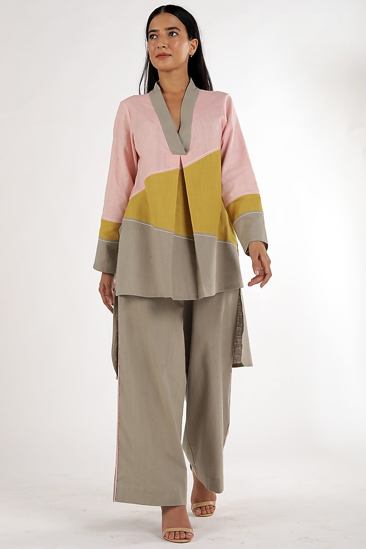 Multi Colored Cotton Tunic Set by MADDER MUCH at Pernia's Pop Up Shop
