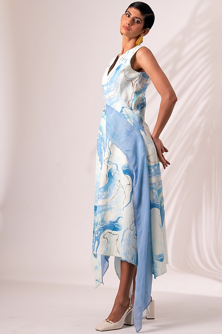 Multi-Colored Cotton Bow Midi Summer Dress by MADDER MUCH at Pernia's Pop Up Shop