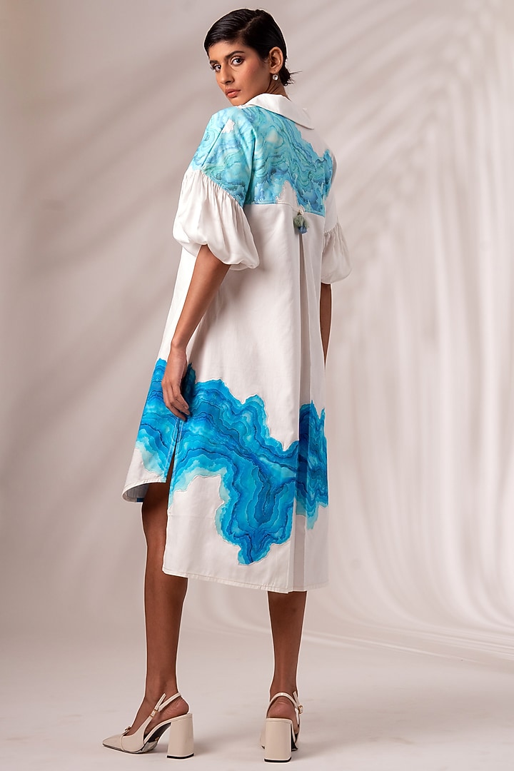 Multi-Colored Cotton Midi Summer Dress by MADDER MUCH at Pernia's Pop Up Shop