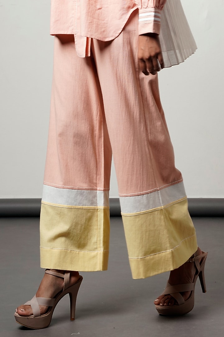 Multi-Colored Handloom Cotton Co-Ord Set by MADDER MUCH at Pernia's Pop Up Shop