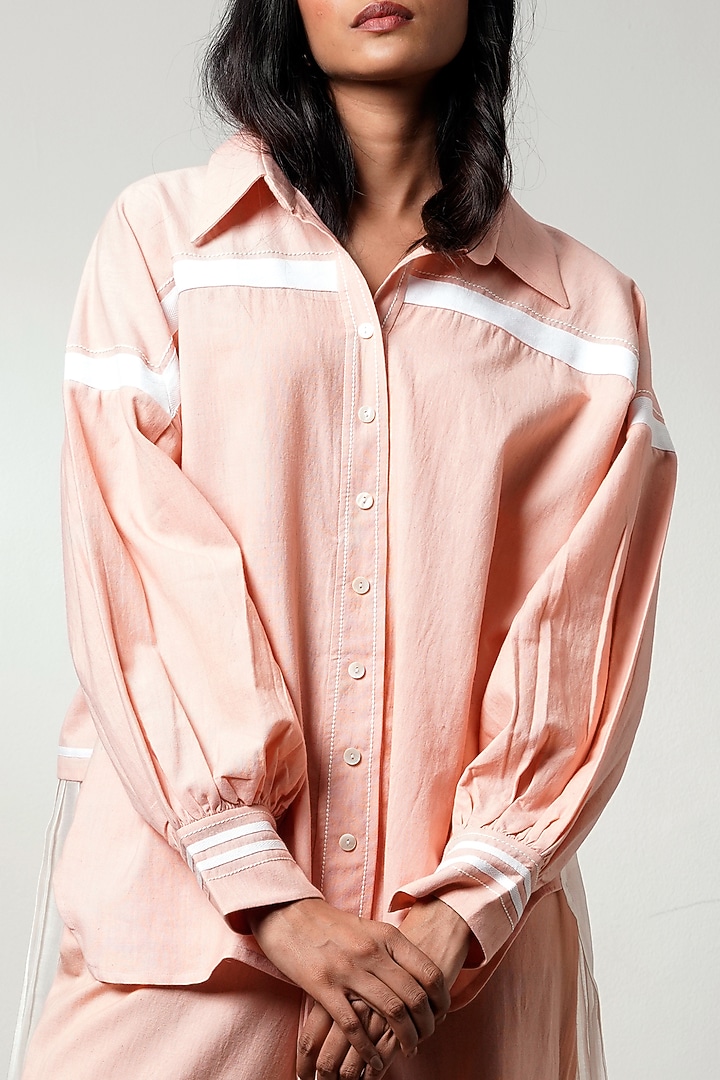 Multi-Colored Handloom Cotton Co-Ord Set by MADDER MUCH at Pernia's Pop Up Shop