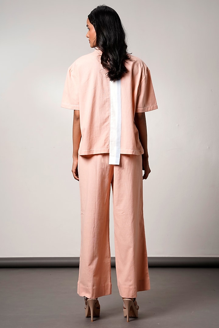 Multi-Colored Handloom Cotton Co-Ord Set by MADDER MUCH at Pernia's Pop Up Shop
