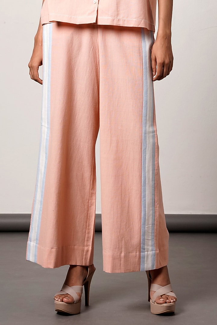 Multi-Colored Handloom Cotton Co-Ord Set by MADDER MUCH at Pernia's Pop Up Shop