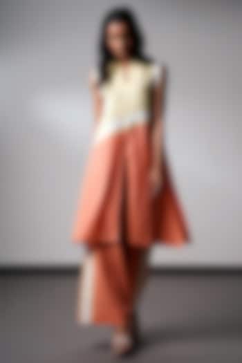 Multi-Colored Handloom Cotton Co-Ord Set by MADDER MUCH at Pernia's Pop Up Shop