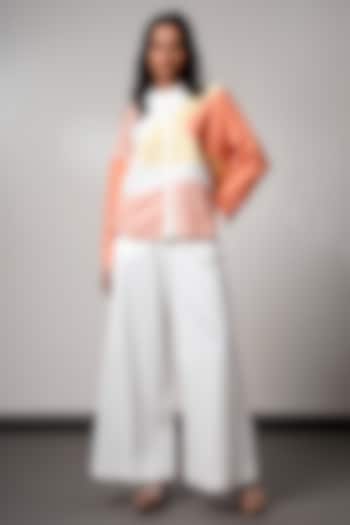 Multi-Colored Handloom Cotton Co-Ord Set by MADDER MUCH at Pernia's Pop Up Shop