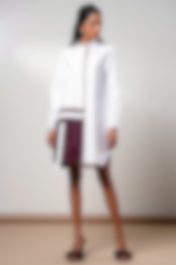 White Poplin Cotton Mini Summer Dress by MADDER MUCH at Pernia's Pop Up Shop