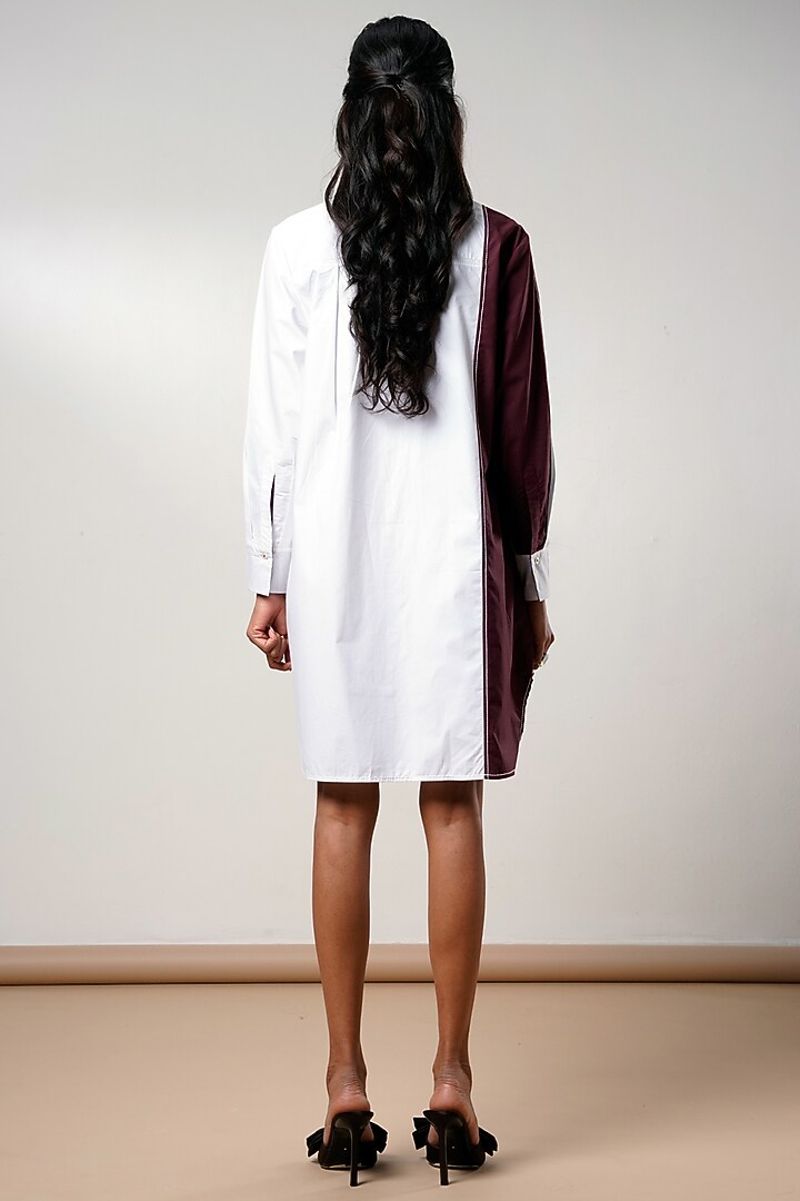 White Poplin Cotton Mini Summer Dress by MADDER MUCH at Pernia's Pop Up Shop
