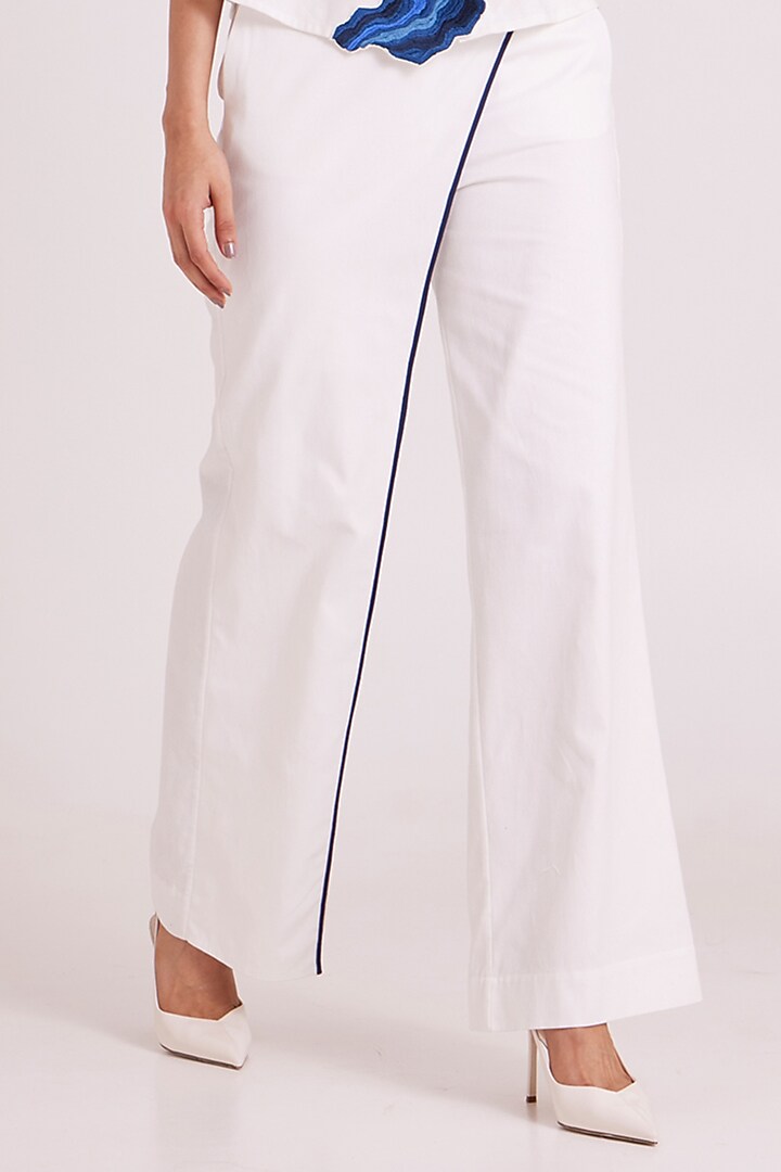 Ivory Handloom Cotton Co-Ord Set by MADDER MUCH at Pernia's Pop Up Shop