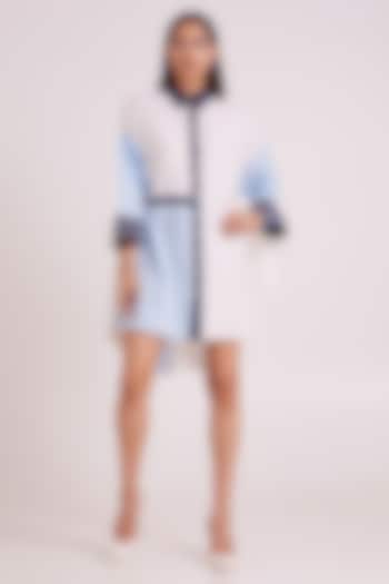 Multi-Colored Handloom Cotton Vacation Dress by MADDER MUCH at Pernia's Pop Up Shop
