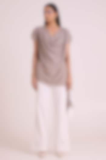 Grey Cotton Denim Co-Ord Set by MADDER MUCH at Pernia's Pop Up Shop