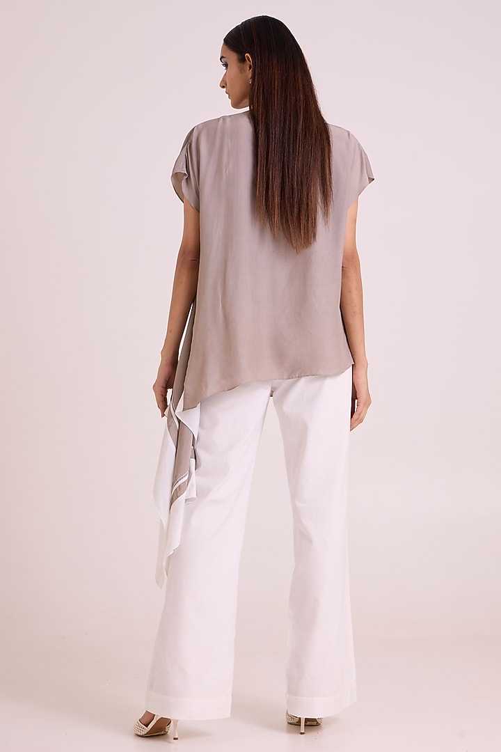 Grey Cotton Denim Co-Ord Set by MADDER MUCH at Pernia's Pop Up Shop