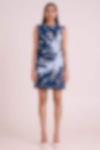 Indigo Poplin Cotton Vacation Dress by MADDER MUCH at Pernia's Pop Up Shop