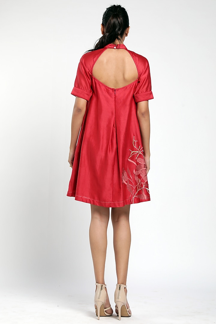 Sangria Embroidered Vacation Dress by MADDER MUCH at Pernia's Pop Up Shop