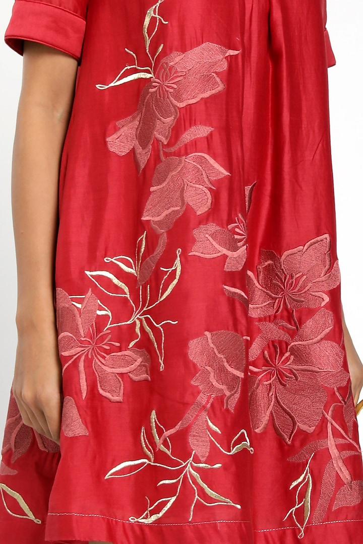 Sangria Embroidered Vacation Dress by MADDER MUCH at Pernia's Pop Up Shop
