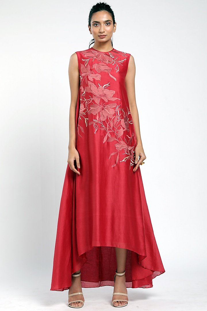 Sangria Embroidered Gown by MADDER MUCH