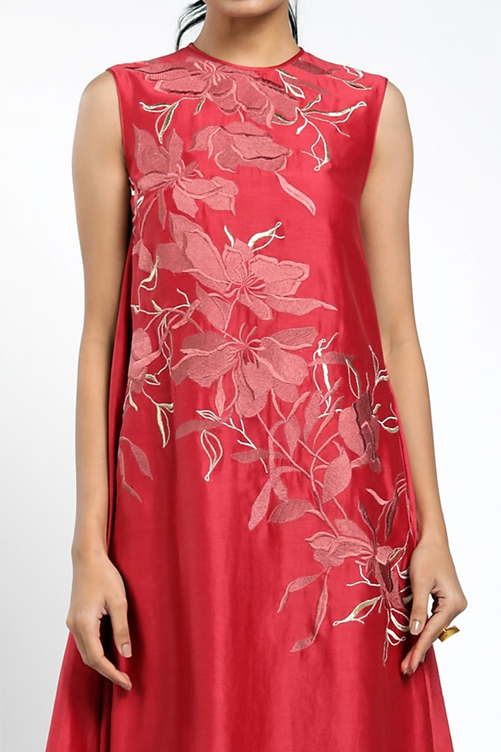 Sangria Embroidered Gown by MADDER MUCH at Pernia's Pop Up Shop