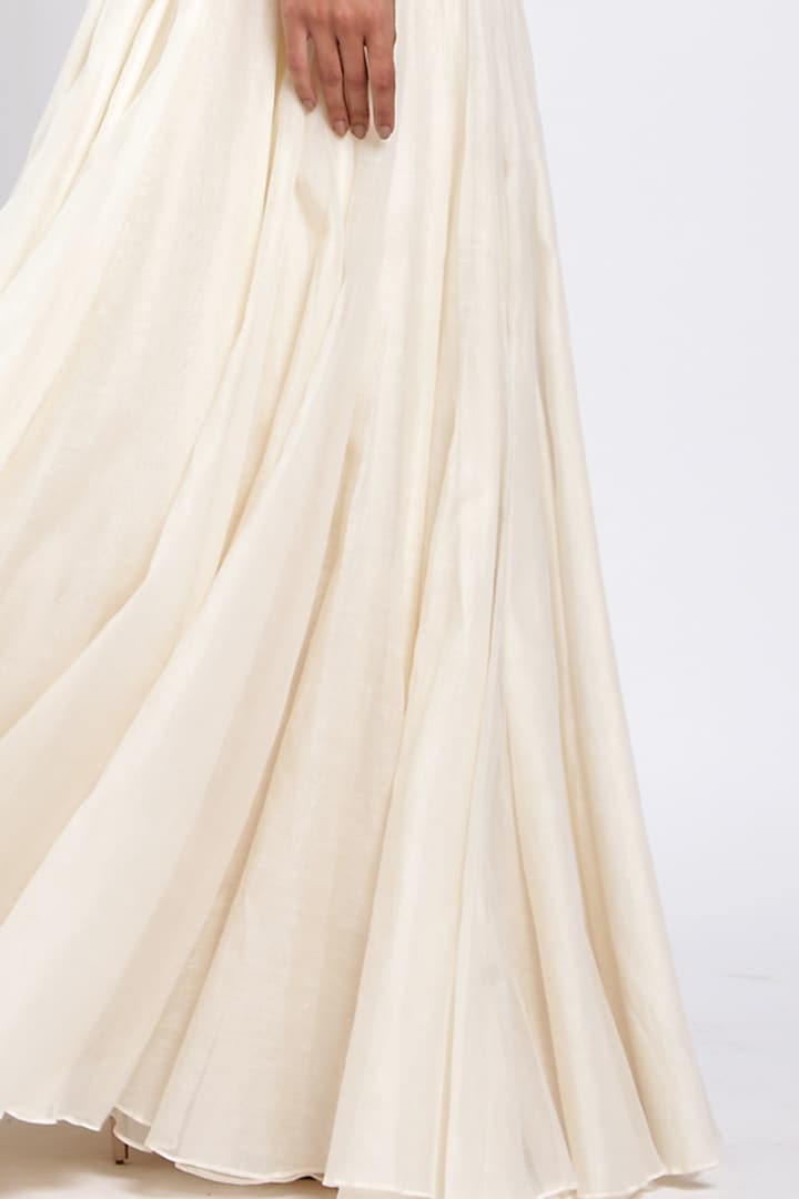 Vanilla Embroidered Skirt by MADDER MUCH at Pernia's Pop Up Shop